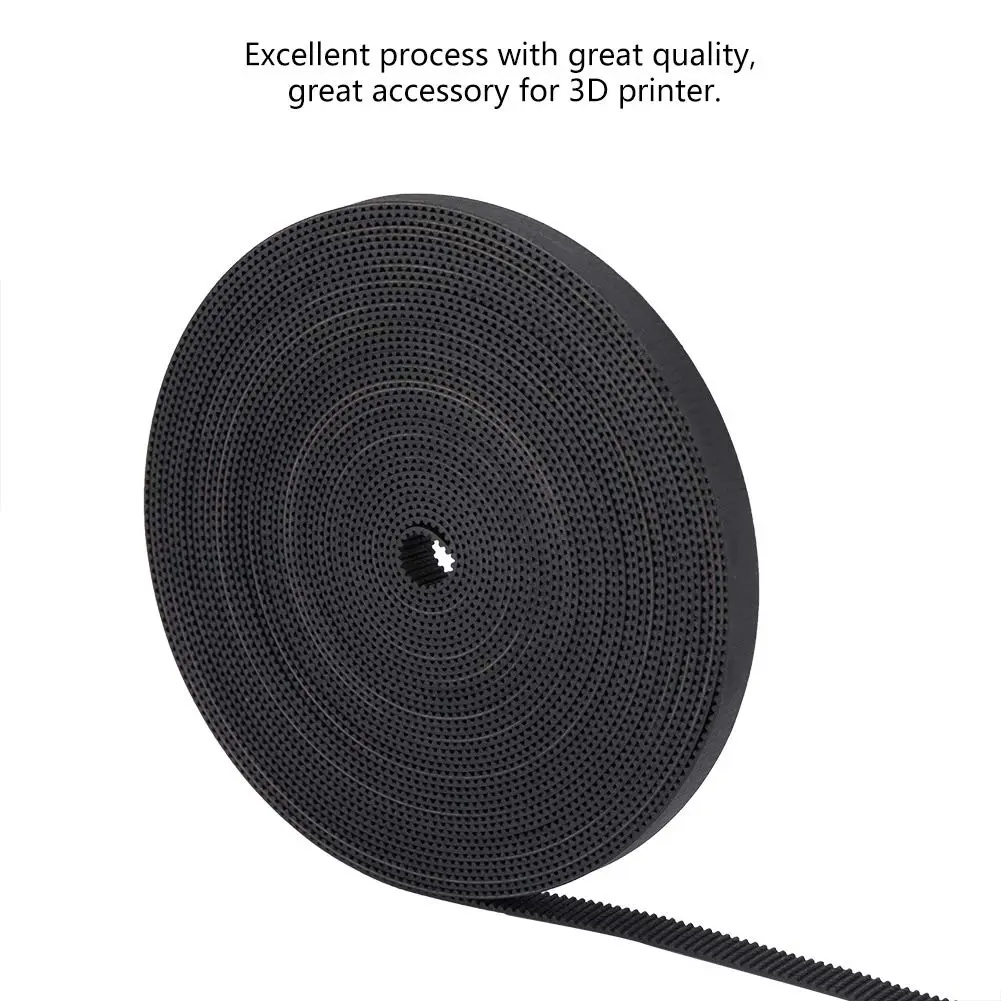 ASHATA 2GT Rubber Timing Belt 10mm Width, 10m (32.8ft) | Low Elongation, High Wear Resistance - view 6