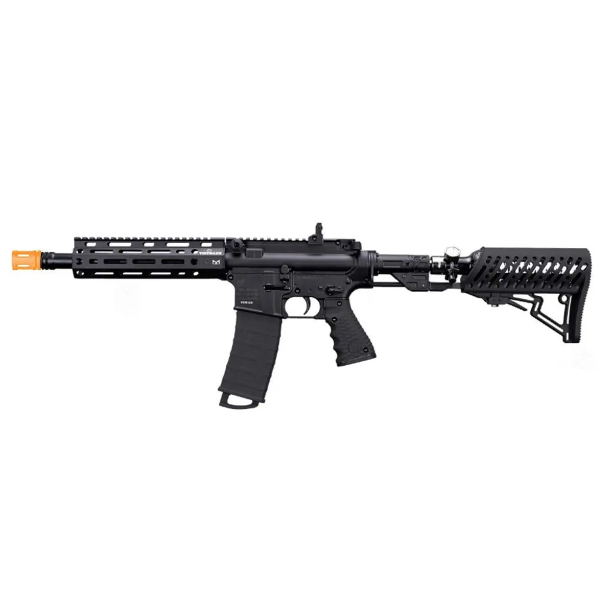 Tippmann TMC Elite .68 Caliber Magfed Marker, Black | Fully Pneumatic, Dual Feed, Lightweight Aluminum - main product image