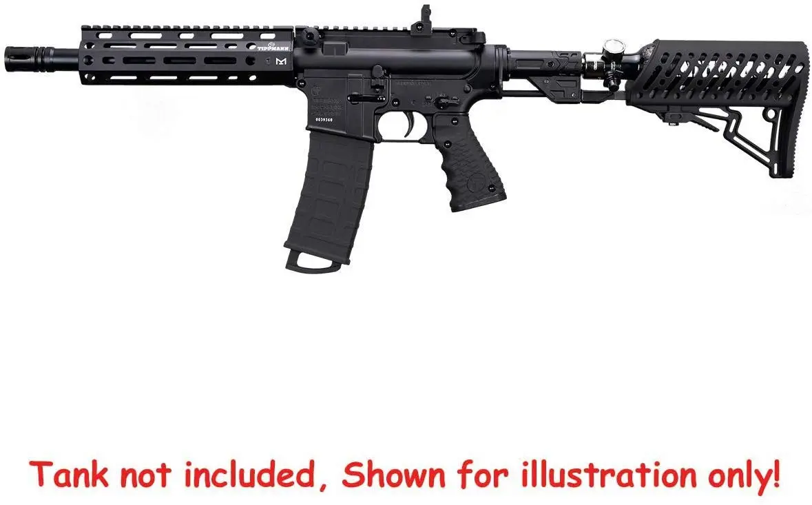 Tippmann TMC Elite .68 Caliber Magfed Marker, Black | Fully Pneumatic, Dual Feed, Lightweight Aluminum - view 5