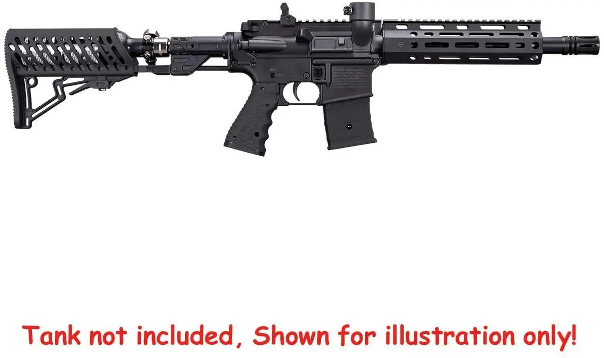 Tippmann TMC Elite .68 Caliber Magfed Marker, Black | Fully Pneumatic, Dual Feed, Lightweight Aluminum - view 2