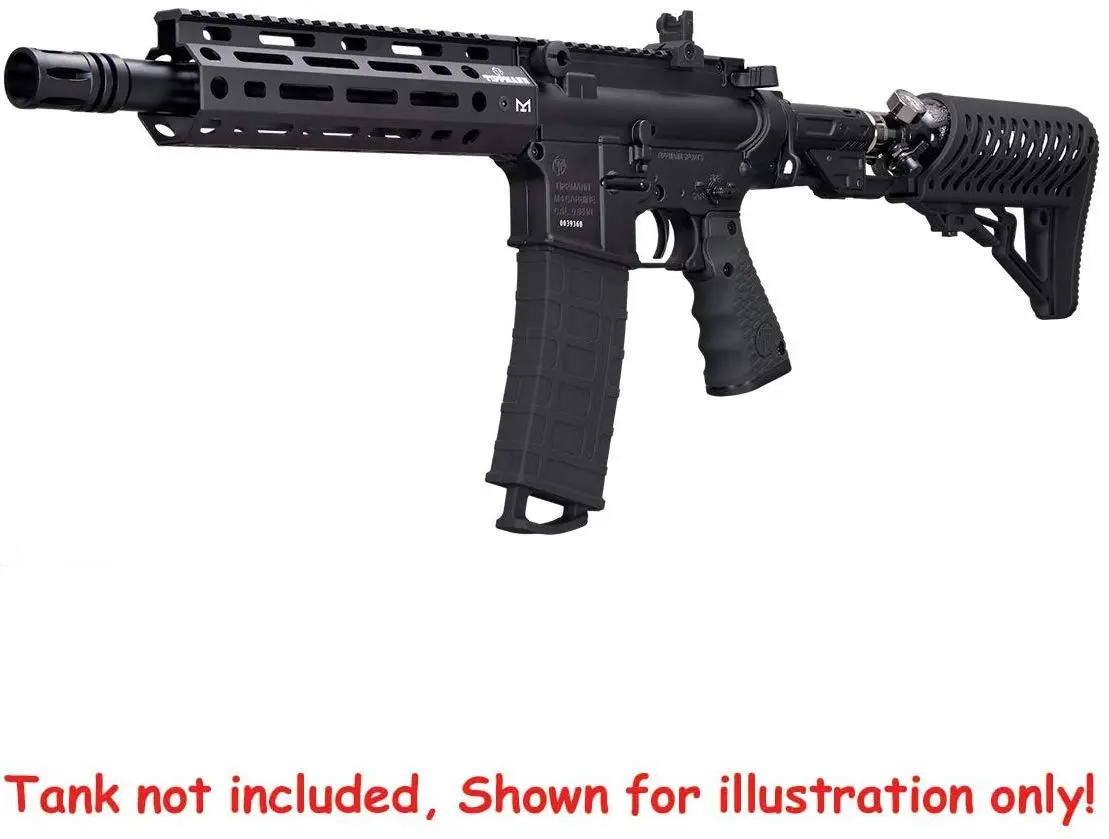 Tippmann TMC Elite .68 Caliber Magfed Marker, Black | Fully Pneumatic, Dual Feed, Lightweight Aluminum - view 4