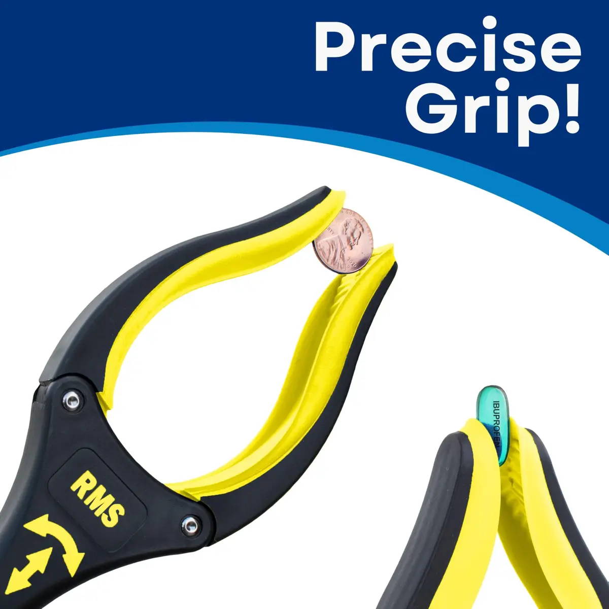 RMS 2-Pack 34 Inch & 21 Inch Reacher Grabber Set | Dual-Length Assistive Tools for Mobility & Daily Living - view 5