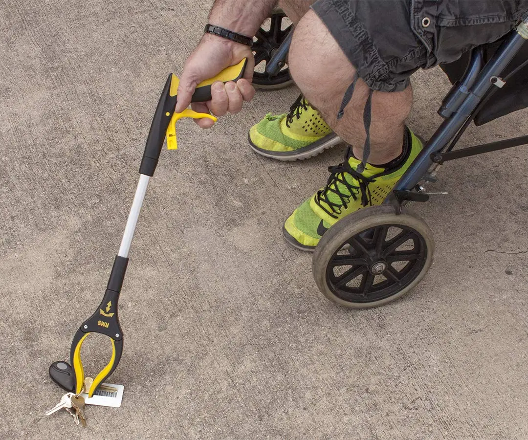 RMS 2-Pack 34 Inch & 21 Inch Reacher Grabber Set | Dual-Length Assistive Tools for Mobility & Daily Living - view 6