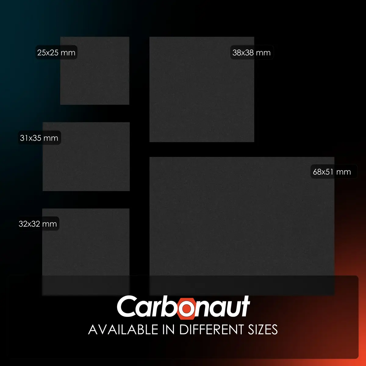 Thermal Grizzly Carbonaut Thermal Pad 51x68x0.2mm | High Conductivity 62.5 W/mK for CPUs and GPUs - view 5