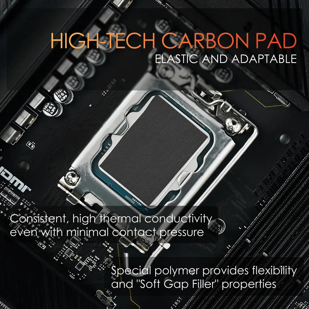 Thermal Grizzly Carbonaut 31x25x0,2mm | High Thermal Conductivity for RTX 2080 - view 4