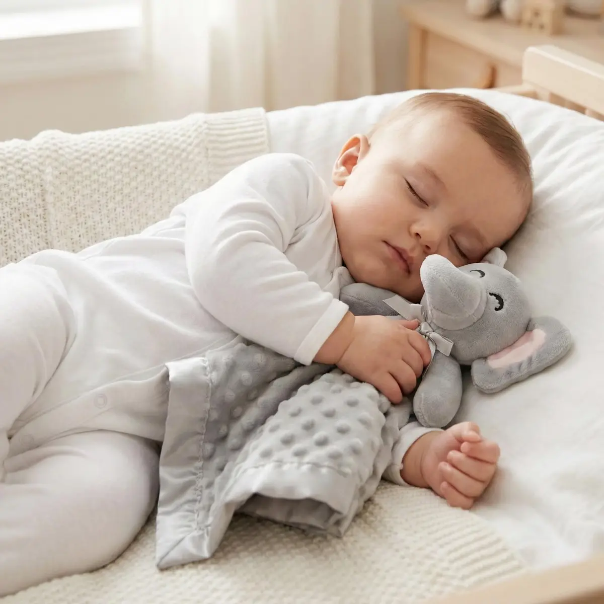 Pro Goleem Elephant Security Blanket 16 Inch | Soft Lovey for Babies & Toddlers - view 2