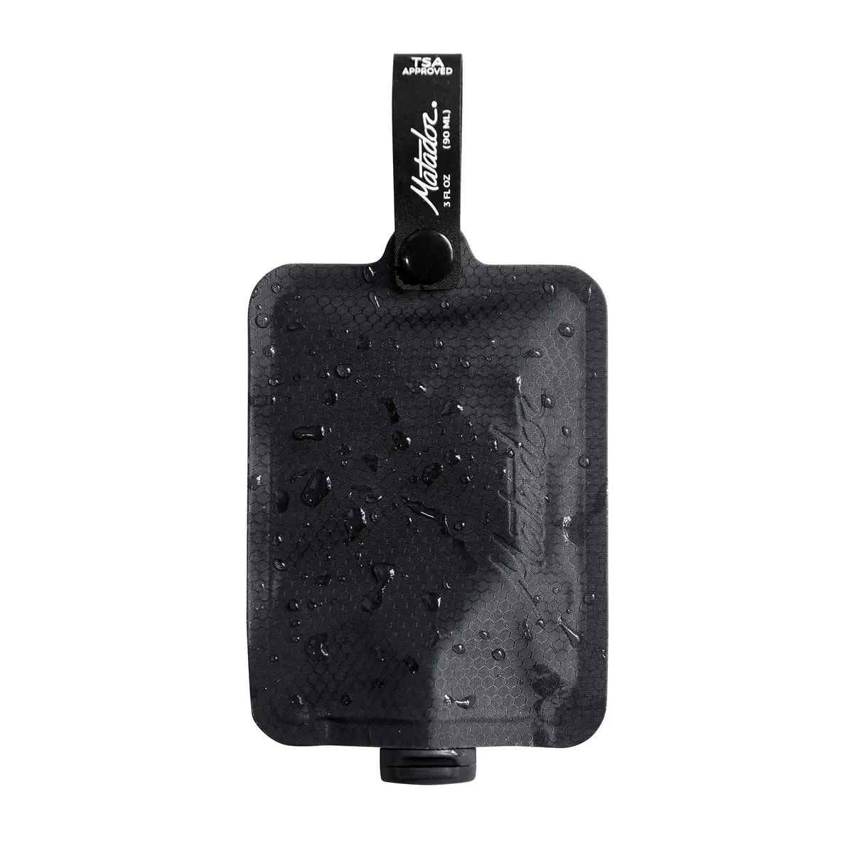 Matador Flatpak Toiletry Bottles Black 90ml (3oz) | TSA Approved Leak-Proof Travel Container - main product image