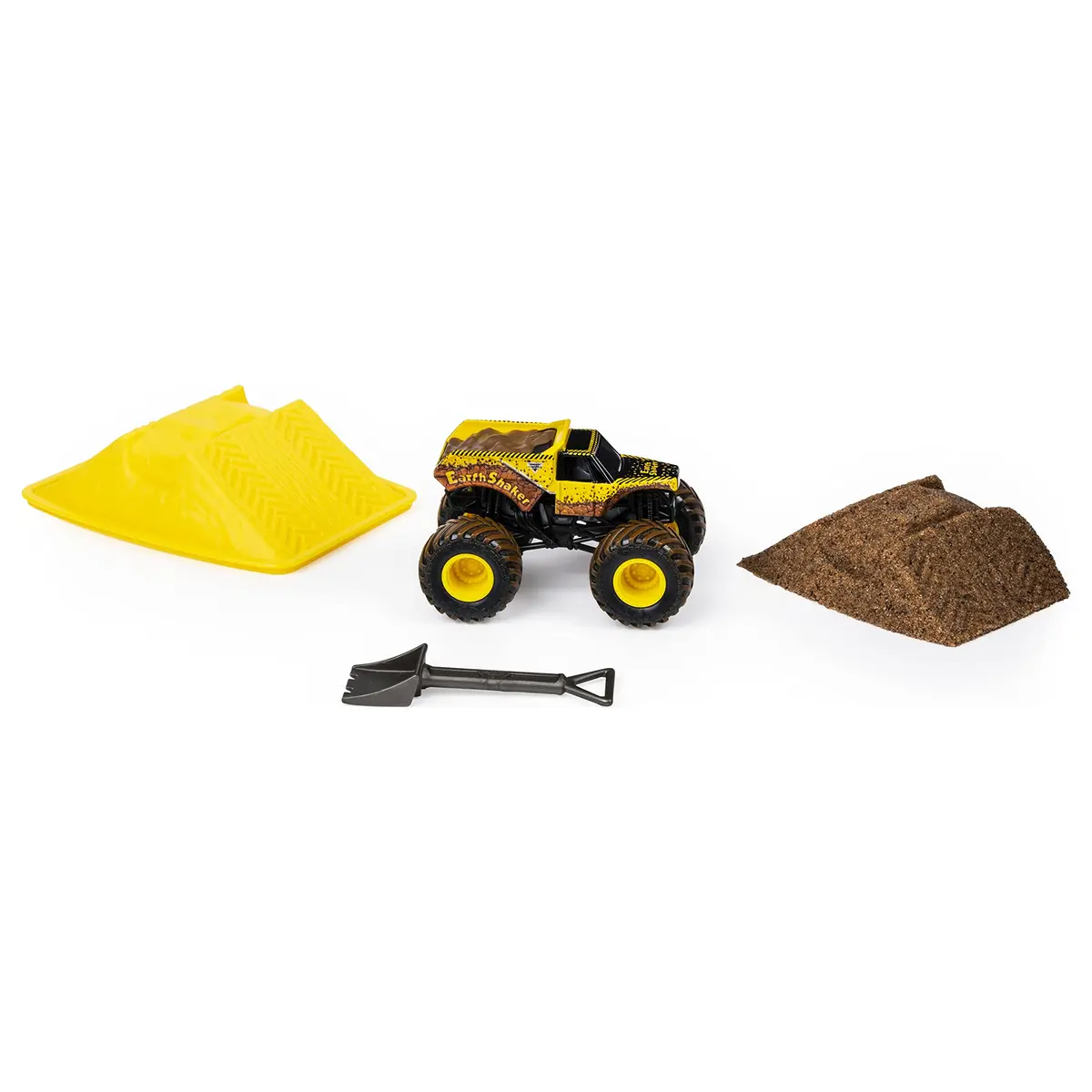Monster Jam Earth Shaker Monster Dirt Starter Set | 8oz of Synthetic Dirt & Die-Cast Truck for Kids - view 6