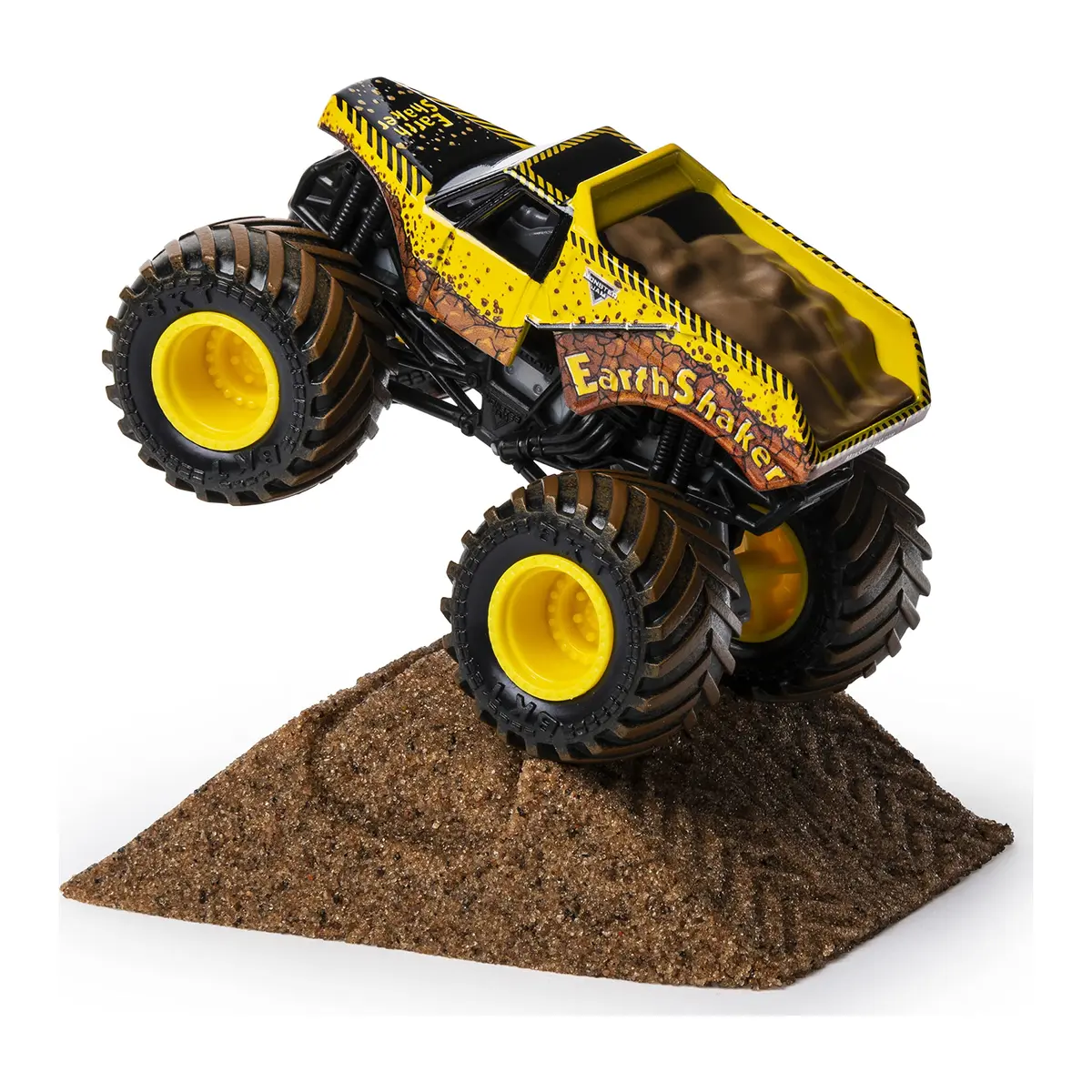 Monster Jam Earth Shaker Monster Dirt Starter Set | 8oz of Synthetic Dirt & Die-Cast Truck for Kids - view 4