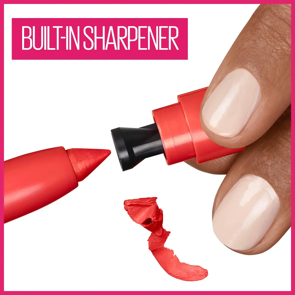 Maybelline Super Stay Ink Crayon Lipstick Makeup, Hustle In Heels (Apple Red), 0.04 oz (1.18 ml) | Long-Lasting Matte Lip Color - view 5