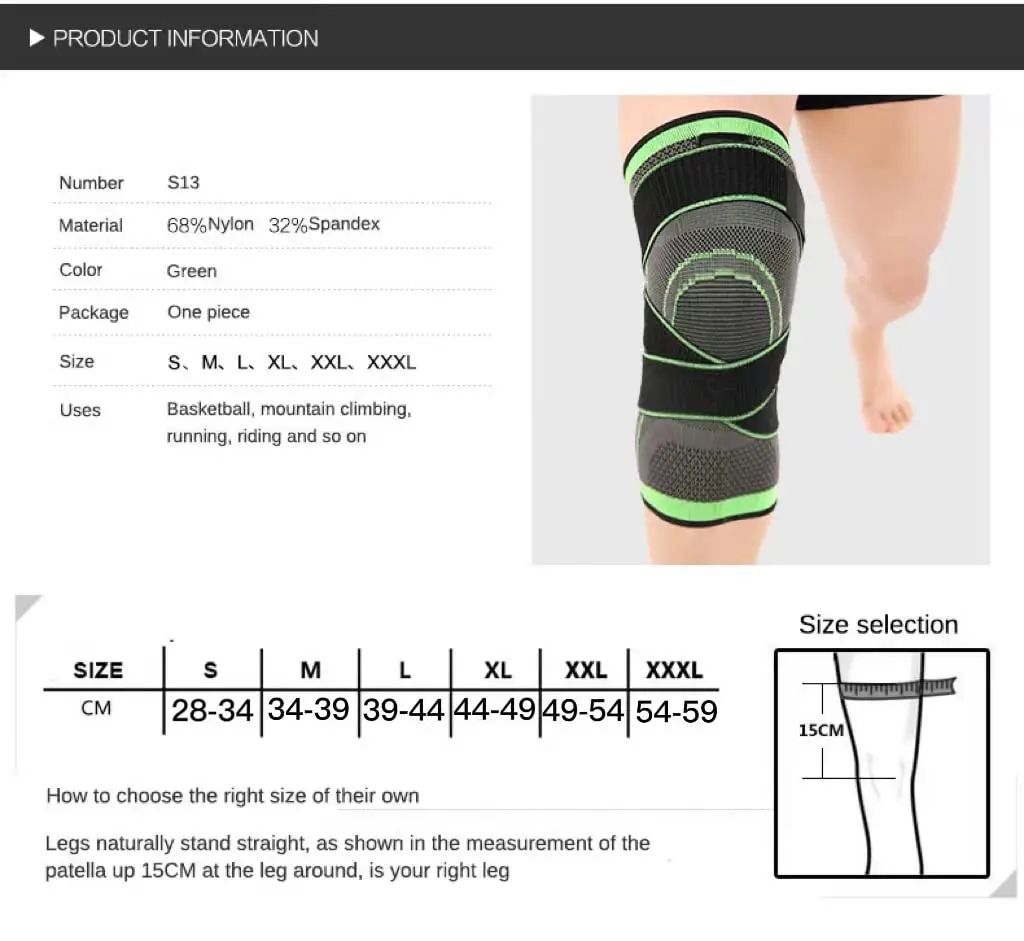 Mumian Black Knee Pad for Ligament Injury & Pain Relief, Size M (34-39cm) | FDA Approved, Doctor Recommended - view 4