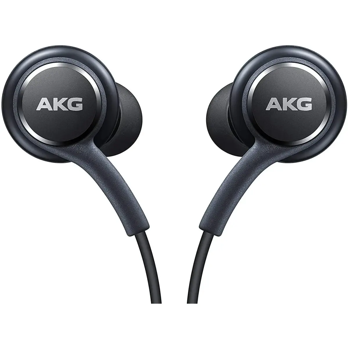 AKG Stereo Wired In-Ear Headphones with Microphone, Black/White, 3.5mm Jack | Quality Audio Output for Samsung Galaxy Phones - main product image