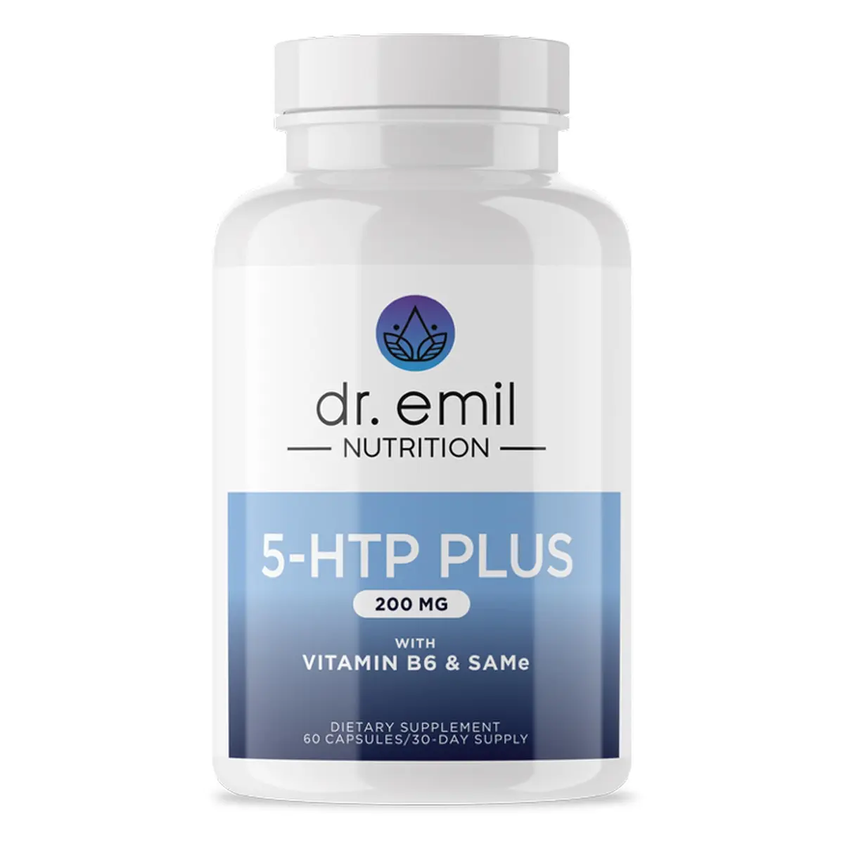 Dr. Emil 200MG 5-HTP Plus, Mood & Sleep, L-Tryptophan, B6, SAM-e, 60 Count | Supports Sleep & Mood - main product image