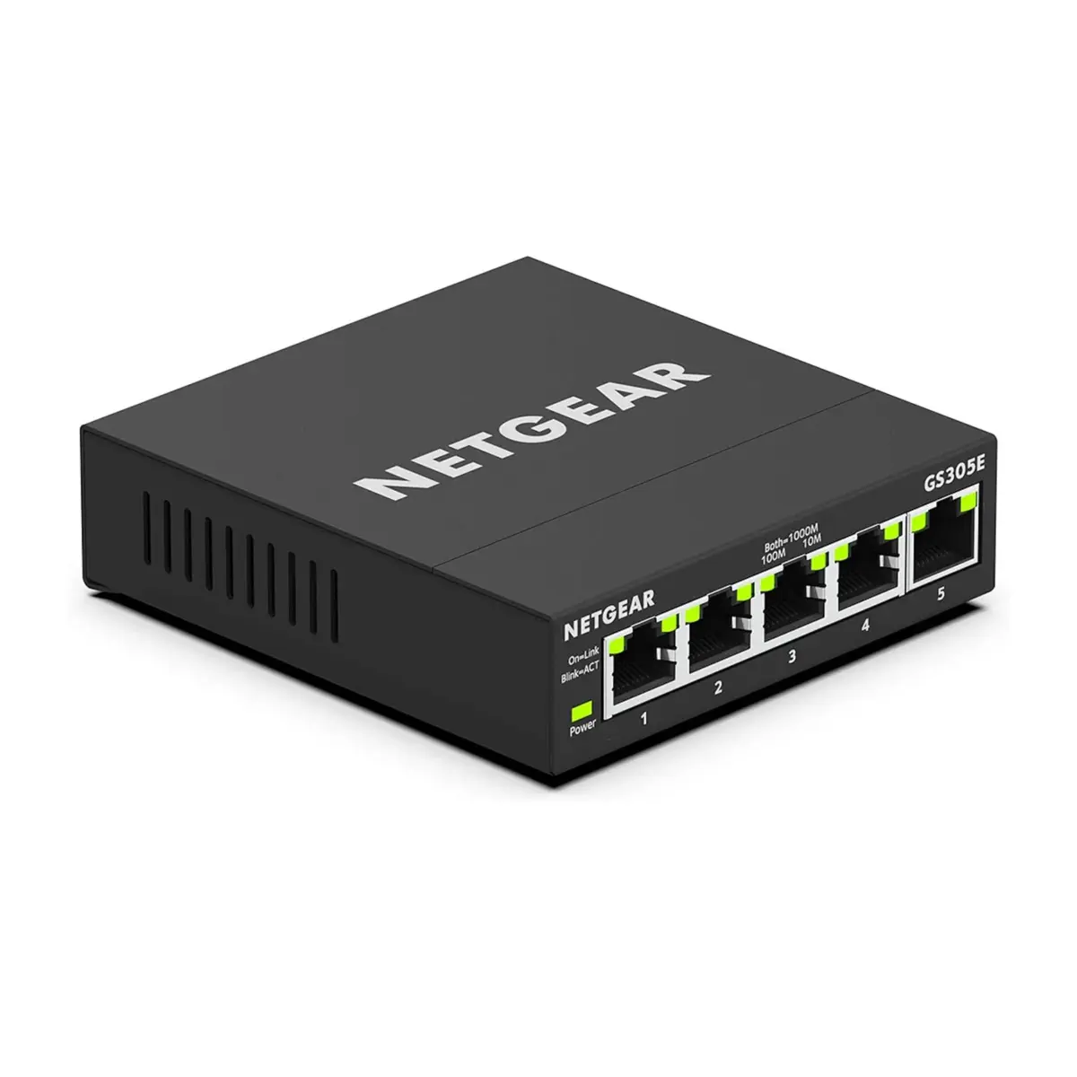 NETGEAR 5-Port Gigabit Ethernet Easy Smart Managed Network Switch (GS305E) | 1000 Mbps Ports, Metal Case - main product image