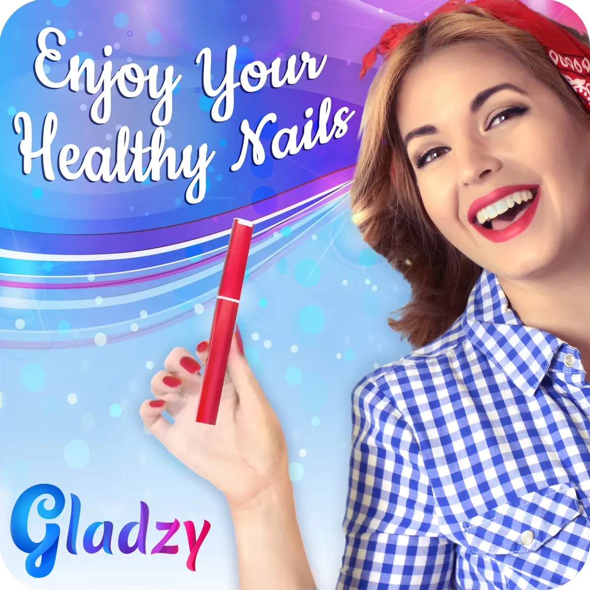 Gladzy Czech Glass Nail File with Case | Double Sided Crystal Nail Tool for Natural Nails, Dual Grit, Ethically Made in EU - view 5