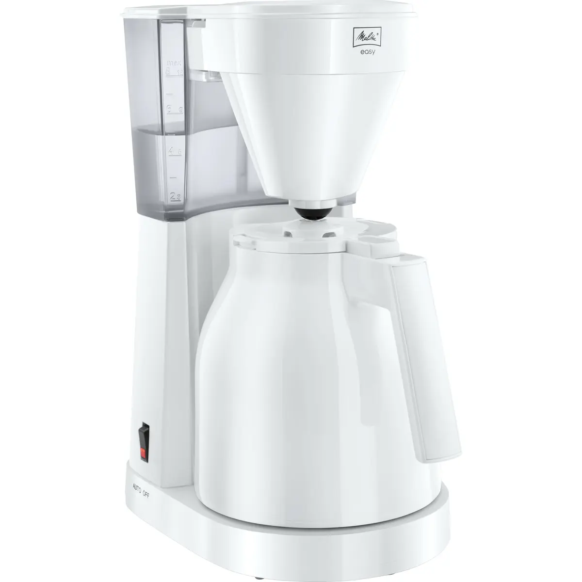 Melitta Easy II Therm Coffee Maker 1L (0.26 Gal) | 1050W Drip Coffee Machine with Thermal Carafe - main product image