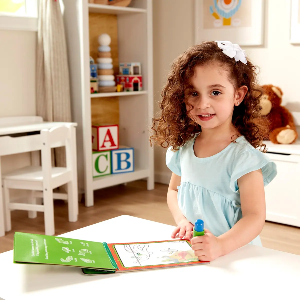 Melissa & Doug On The Go Water Wow! Jungle Activity Pad with Refillable Pen | Reusable Water-Reveal Coloring Book for Kids Ages 3-7 - view 6