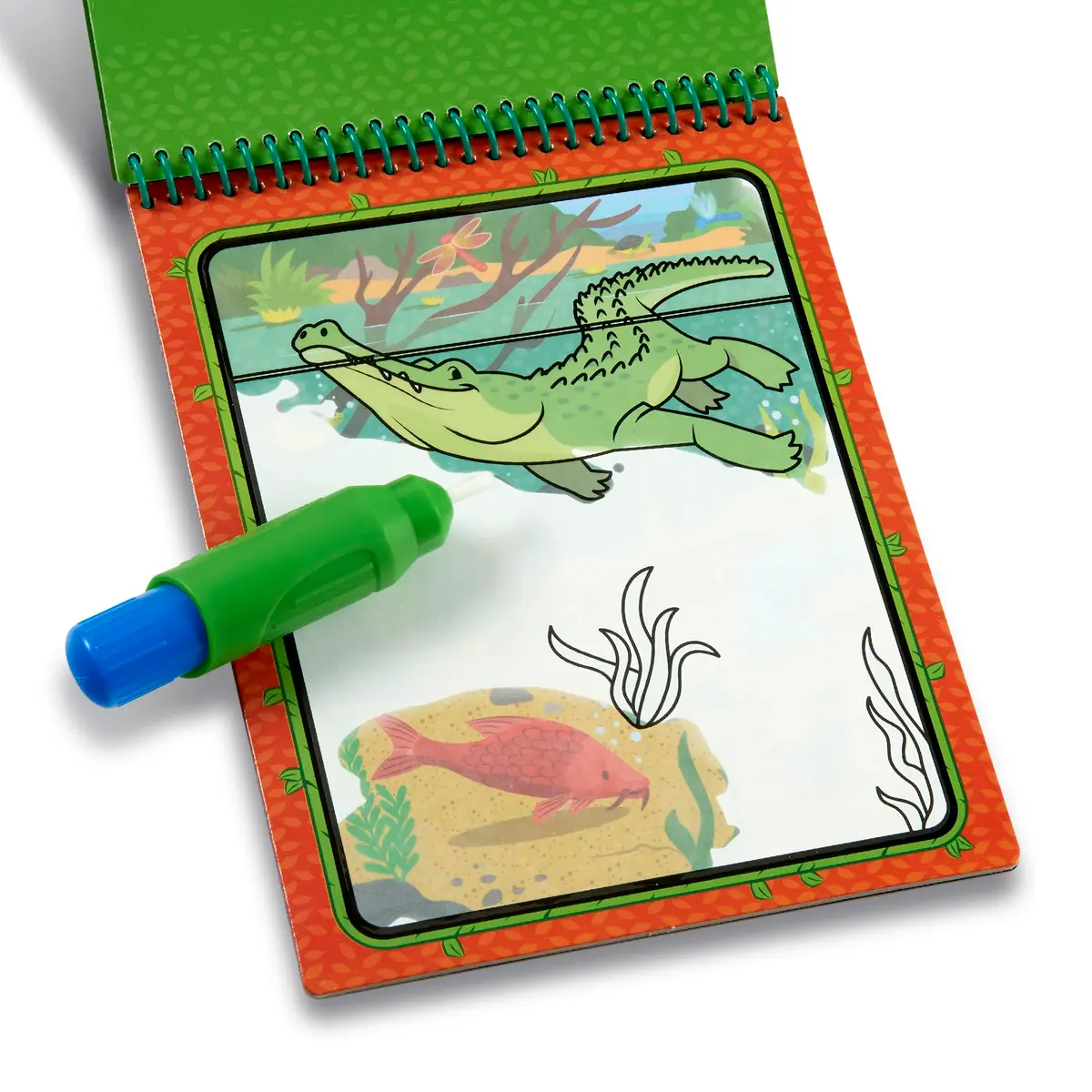 Melissa & Doug On The Go Water Wow! Jungle Activity Pad with Refillable Pen | Reusable Water-Reveal Coloring Book for Kids Ages 3-7 - view 4