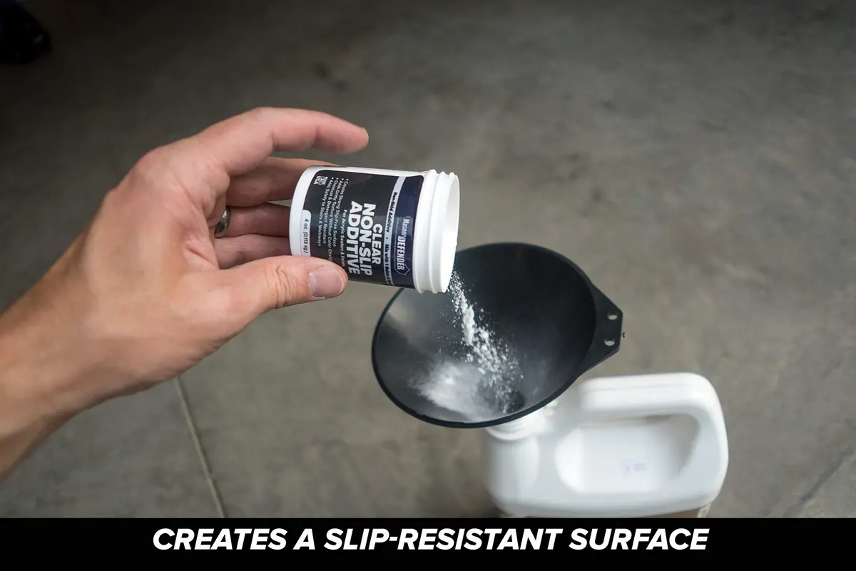 MasonryDefender Clear Fine Grit Paint Additive 118ml (4 oz) | Non-Slip Floor Grip for Sealers & Paints - view 7