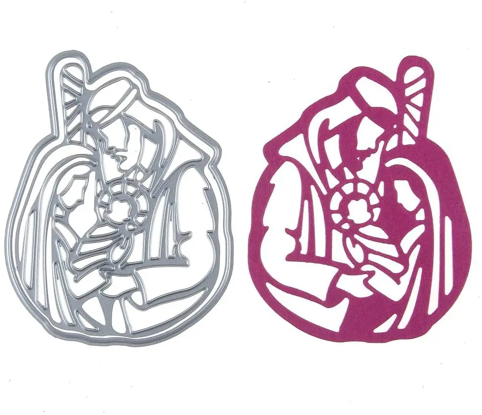 DIY Scrapbooking Artist Holy Family Nativity Cutting Dies | Metal Die Cuts for Card Making & Paper Crafts - view 2