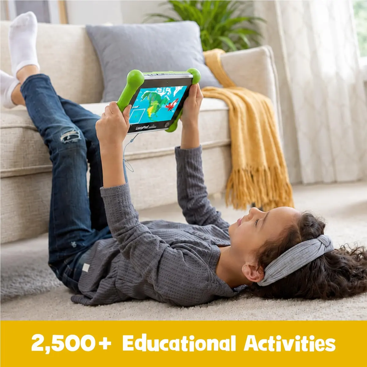 LeapFrog LeapPad Academy Kids’ Learning Tablet, Green 21.8 cm (8.5") | Educational Tablet for Ages 3-8 - view 5
