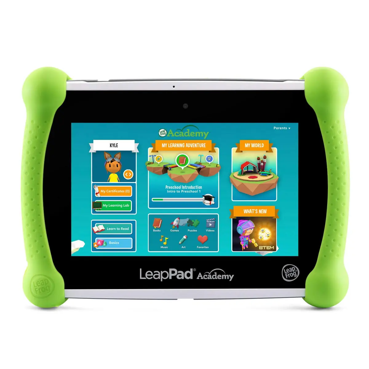 LeapFrog LeapPad Academy Kids’ Learning Tablet, Green 21.8 cm (8.5") | Educational Tablet for Ages 3-8 - view 9