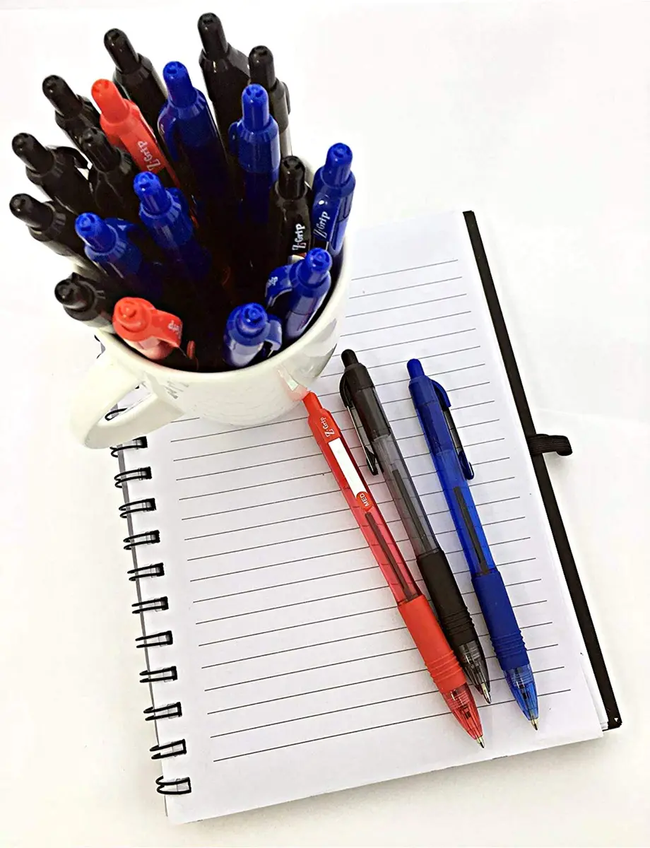 Zebra Pen Z-Grip Retractable Ballpoint Pen 1.0mm | Bulk Pack of 24, Black & Blue Ink, Office & School Supplies - view 7