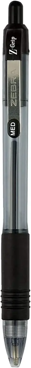 Zebra Pen Z-Grip Retractable Ballpoint Pen 1.0mm | Bulk Pack of 24, Black & Blue Ink, Office & School Supplies - view 2