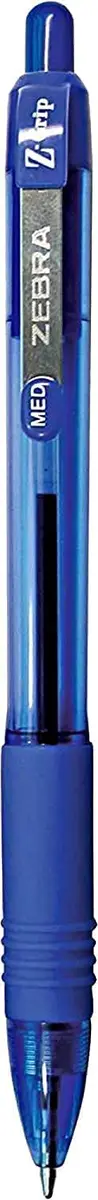Zebra Pen Z-Grip Retractable Ballpoint Pen 1.0mm | Bulk Pack of 24, Black & Blue Ink, Office & School Supplies - view 3