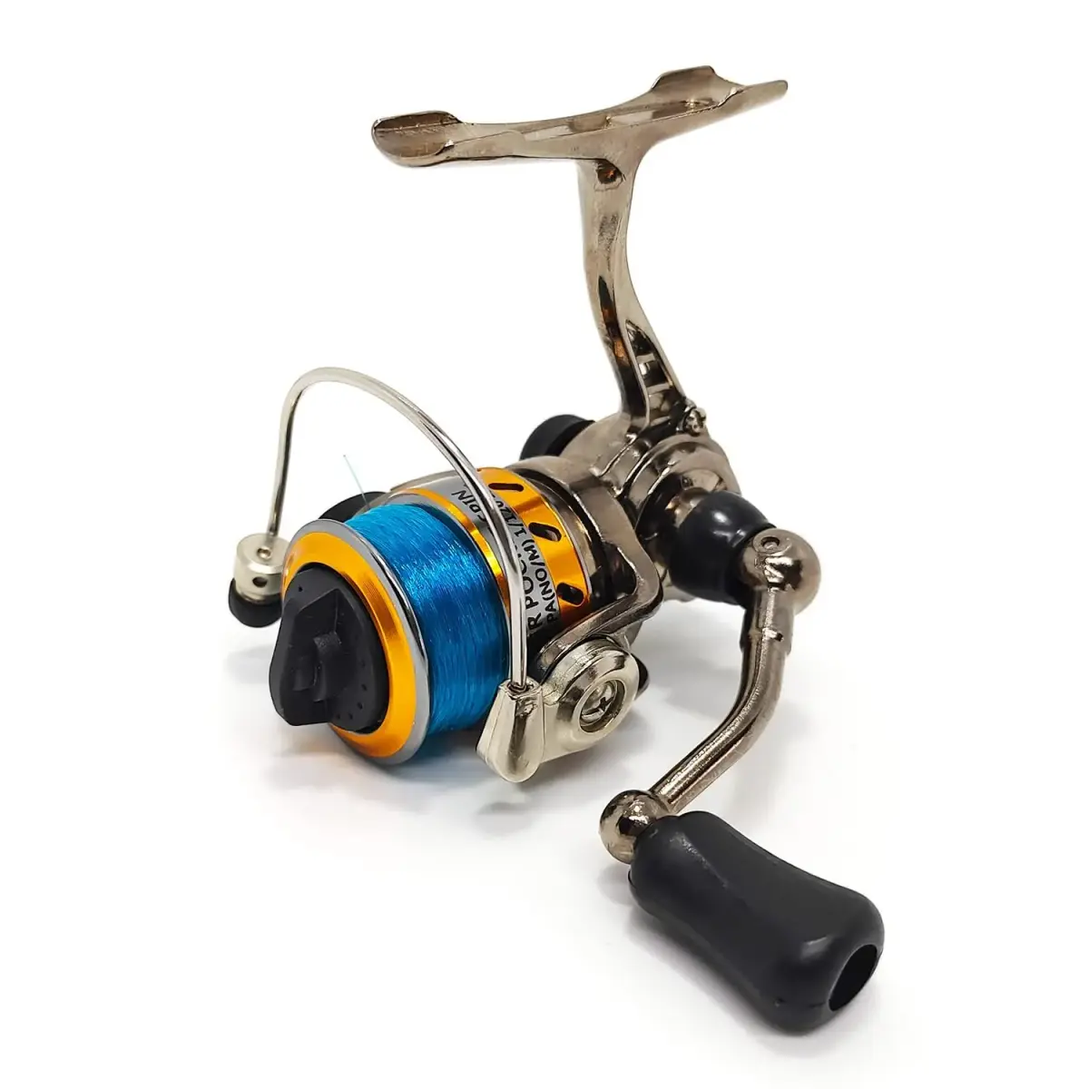 EMMRAGNO Mini 100 Metal Spinning Fishing Reel 125.5g (4.4oz) | 4.3:1 Gear Ratio, 3+1BB, Ambidextrous - view 3
