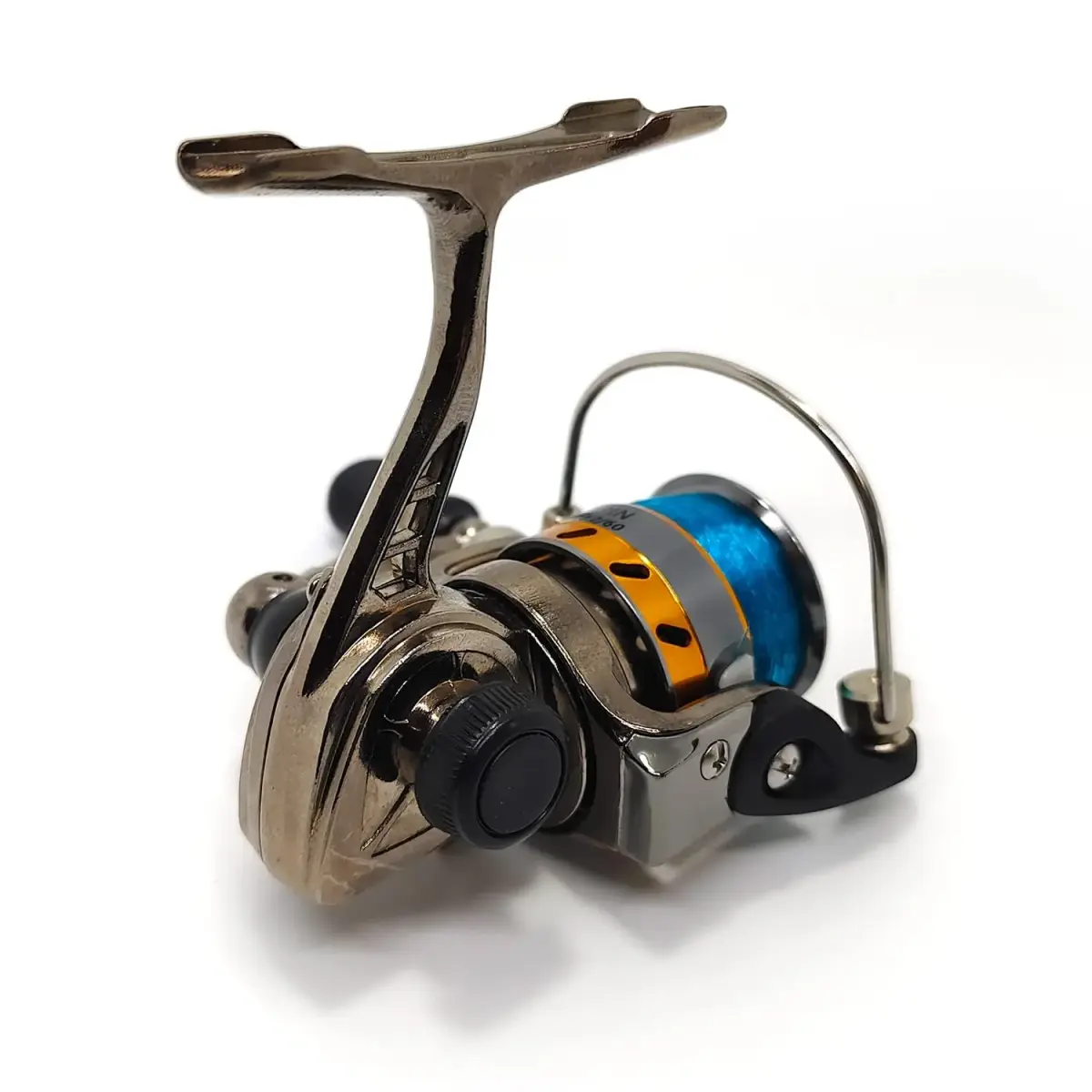 EMMRAGNO Mini 100 Metal Spinning Fishing Reel 125.5g (4.4oz) | 4.3:1 Gear Ratio, 3+1BB, Ambidextrous - view 4