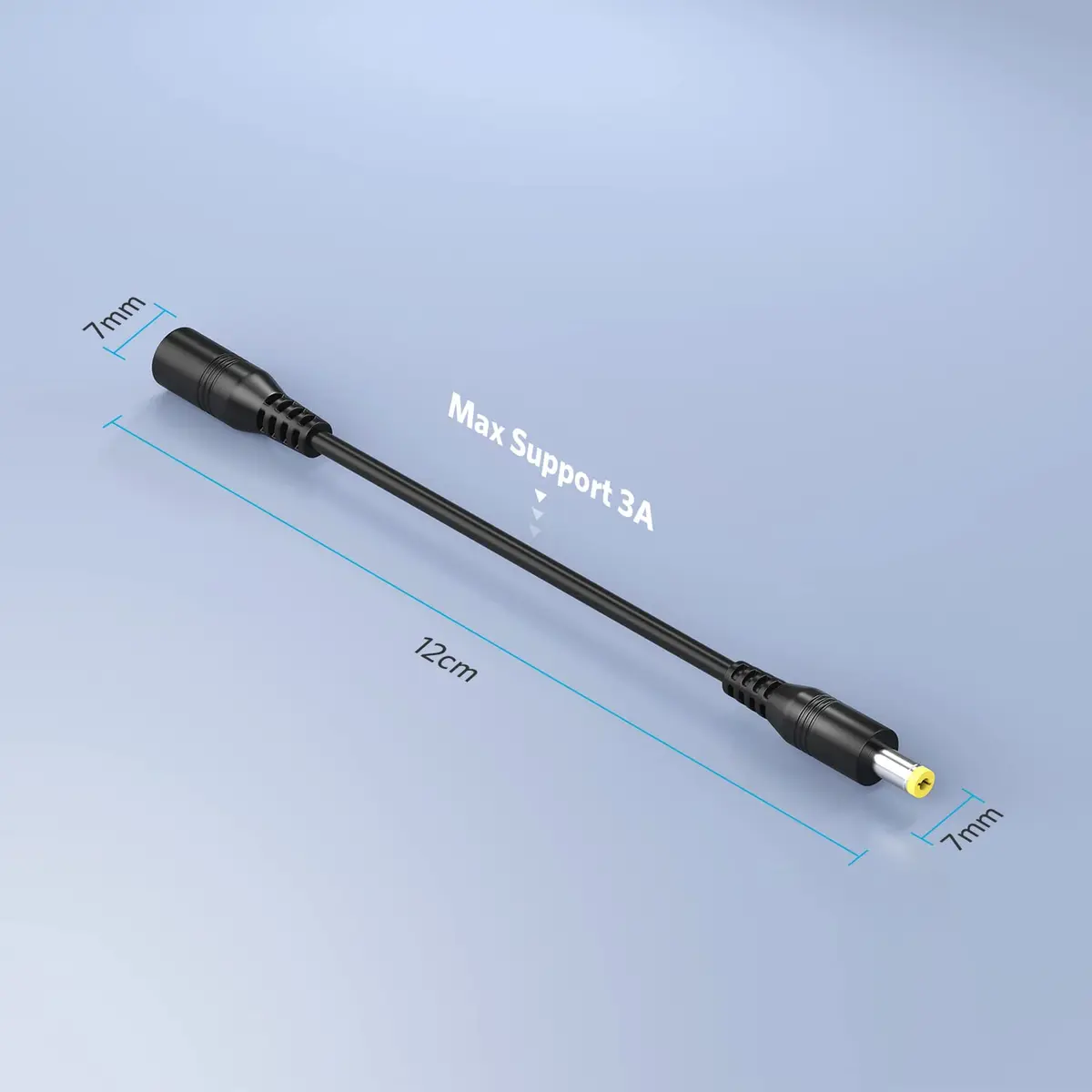 Belker 5.5 x 2.1mm Jack Reverse Polarity Converter Cable | Support 3A Max - view 4