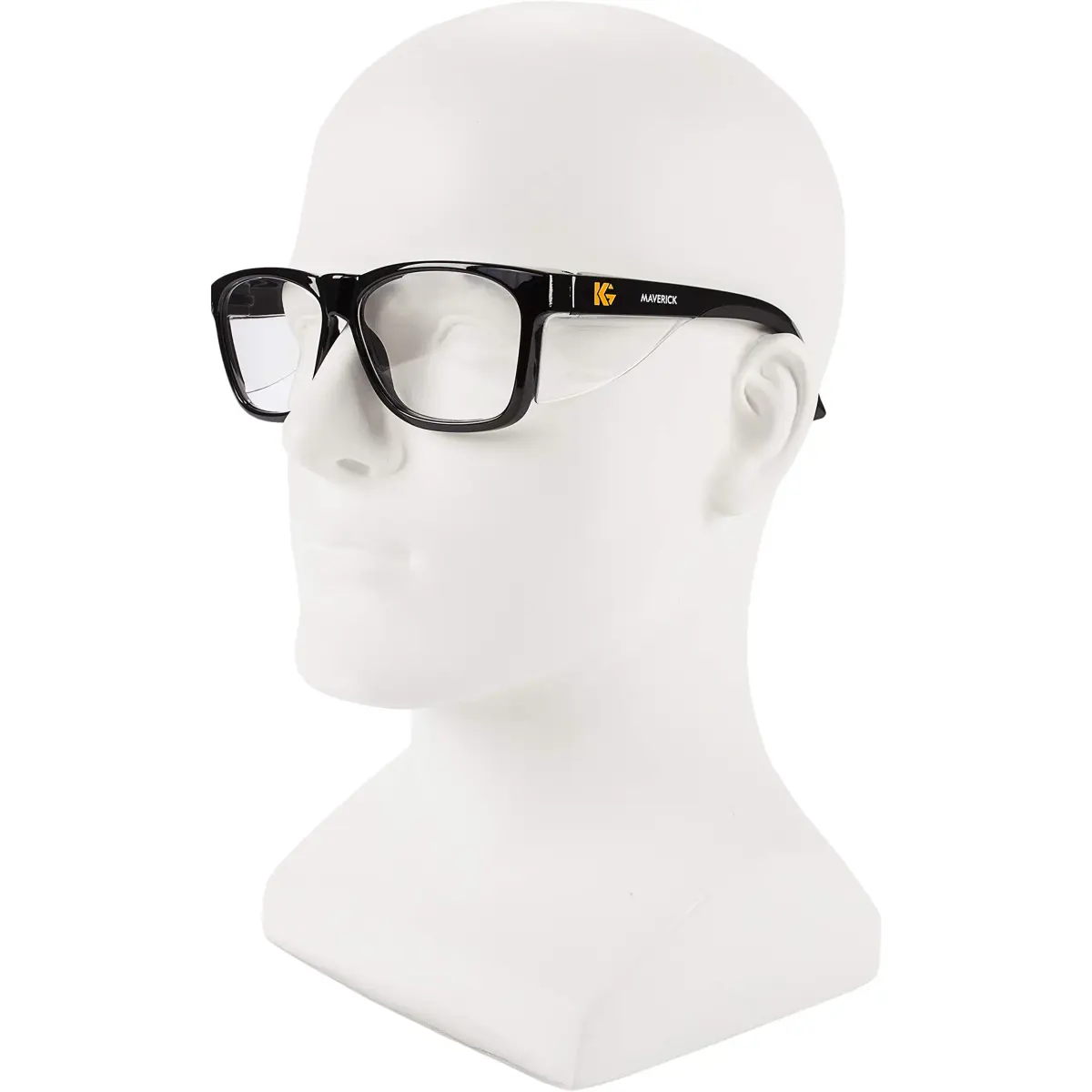 KleenGuard V30 Maverick Safety Glasses with Anti-Fog Coating, Clear Lenses, Black Frame (Qty 1) | ANSI Z87.1+ Certified - view 3