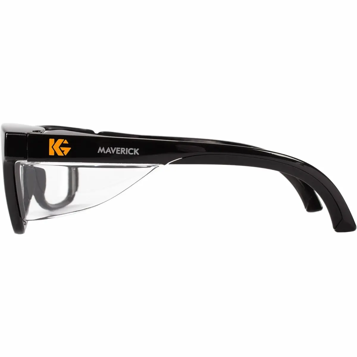 KleenGuard V30 Maverick Safety Glasses with Anti-Fog Coating, Clear Lenses, Black Frame (Qty 1) | ANSI Z87.1+ Certified - view 4