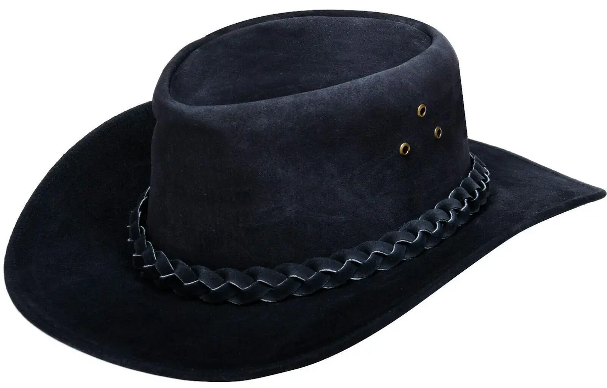 Infinity Leather Cowboy Hat Small | Classic Western Style Suede Leather - main product image