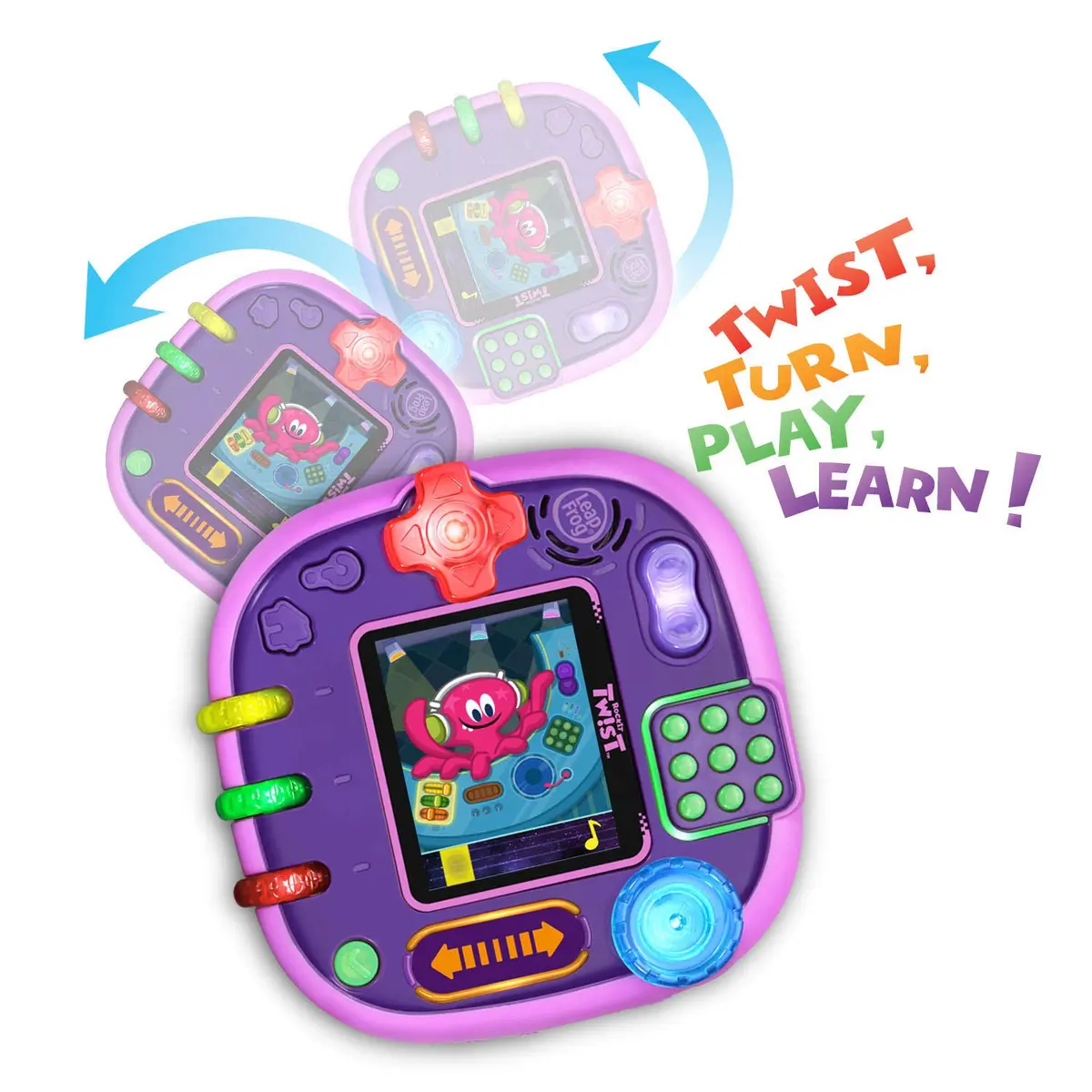 LeapFrog RockIt Twist Handheld Learning Game System, Purple | 12 Preloaded Games, 4.61cm (1.81in) Display - view 4