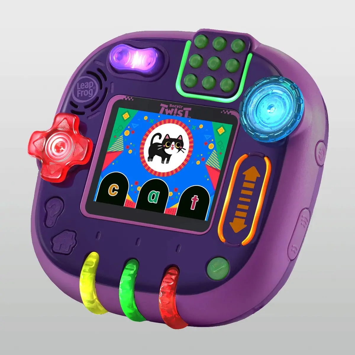 LeapFrog RockIt Twist Handheld Learning Game System, Purple | 12 Preloaded Games, 4.61cm (1.81in) Display - view 2