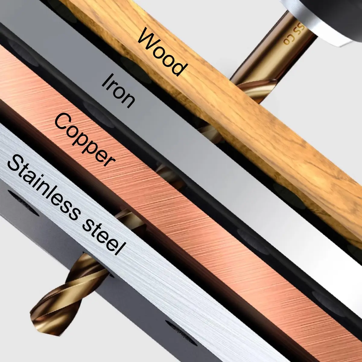 Sipery 4mm Cobalt Drill Bit 10 Pack | High Speed Steel for Hardened Metal & Stainless Steel - view 5
