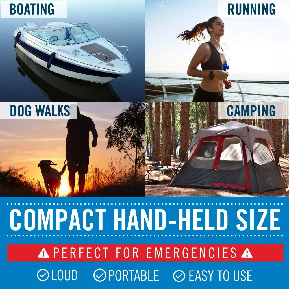 Better Boat 1.4 oz Air Horn with Horn | 120 dB Loud Signal for Boating Safety - view 3