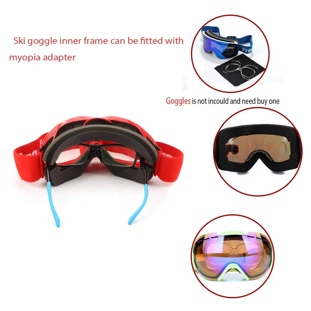 sailupxinyuan Ski Goggles Rx Insert Adaptor TR90 Frame for Snowboard Motorcycle Goggles 2-Pack | Universal Size Inner Frame - view 2