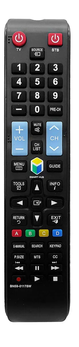 UBay BN59-01178W Remote Control for Samsung LED HDTV | Compatible with UN46H6201AFXZA, UN50H6203AFXZA, UN55H6203AFXZA, UN65H6203AFXZA - main product image