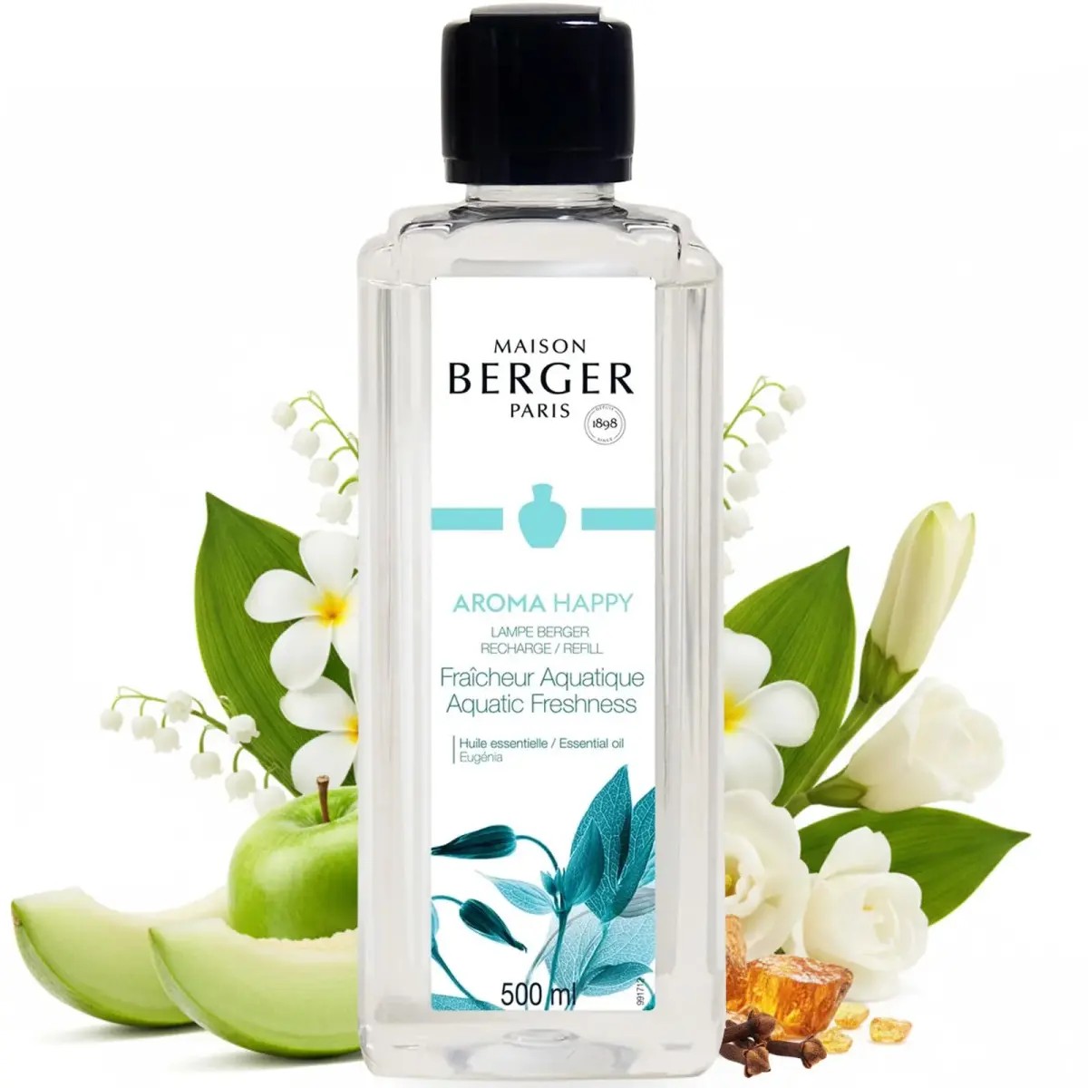 MAISON BERGER Aquatic Freshness Refill 500ml (16.9 Fl Oz) | Neutralizes Odors, Long-Lasting Home Fragrance - main product image