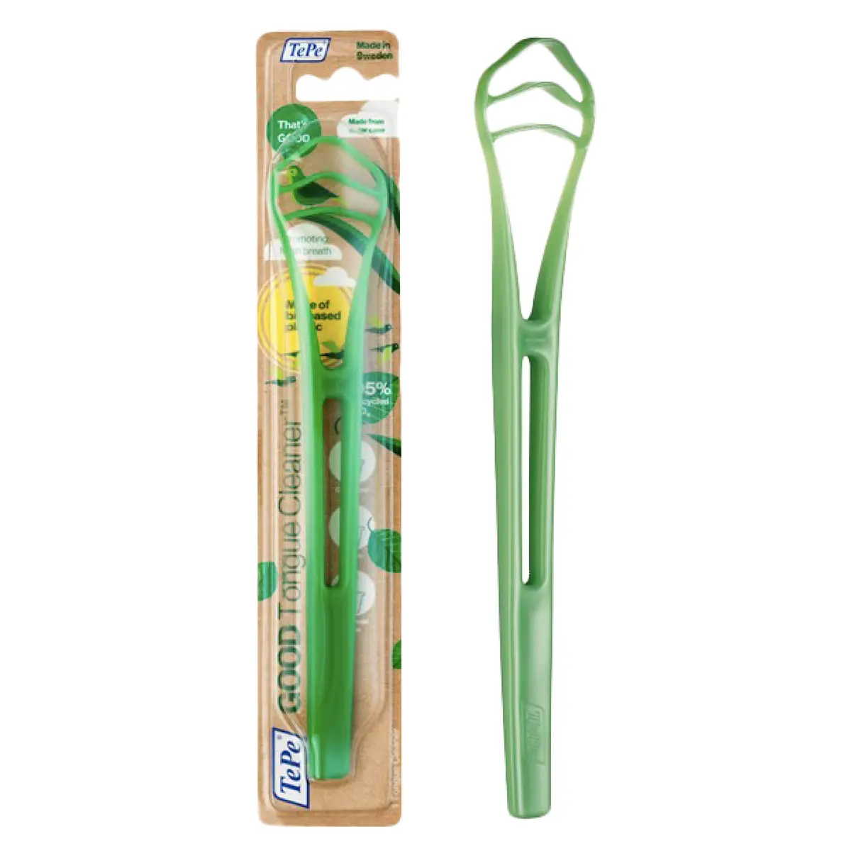 TePe Good Tongue Scraper Cleaner 1 Count (Pack of 1) | Removes Buildup for Fresher Breath - main product image