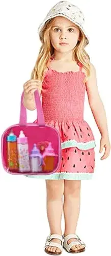 fash n kolor Baby Doll Feeding Set with Toy Bag | 6 Pieces, Ages 3+ - view 4