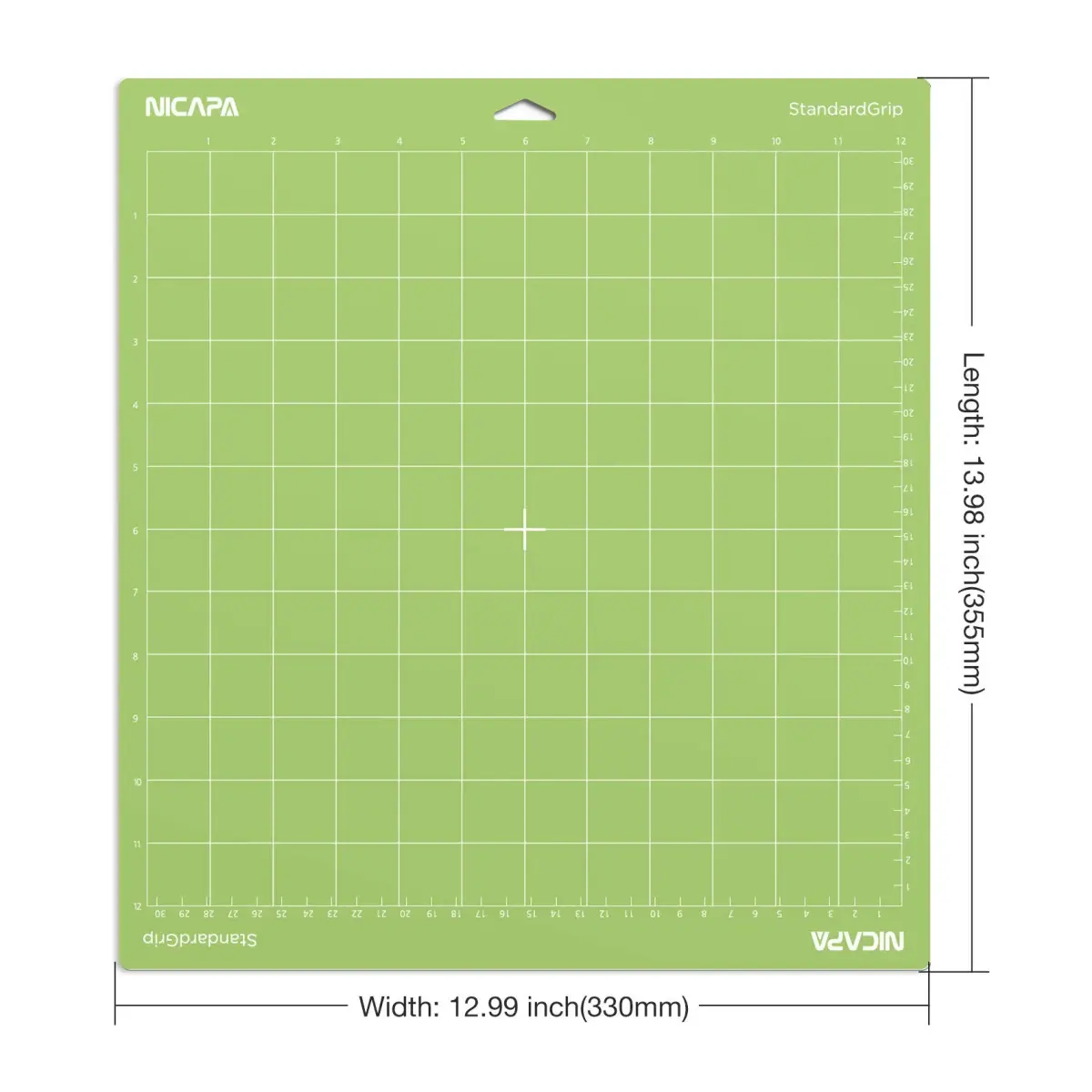 NICAPA Standard Grip Cutting Mat 12x12 inch (3 Pack) | Self-Healing Quilting Replacement Mats for Cricut - view 4