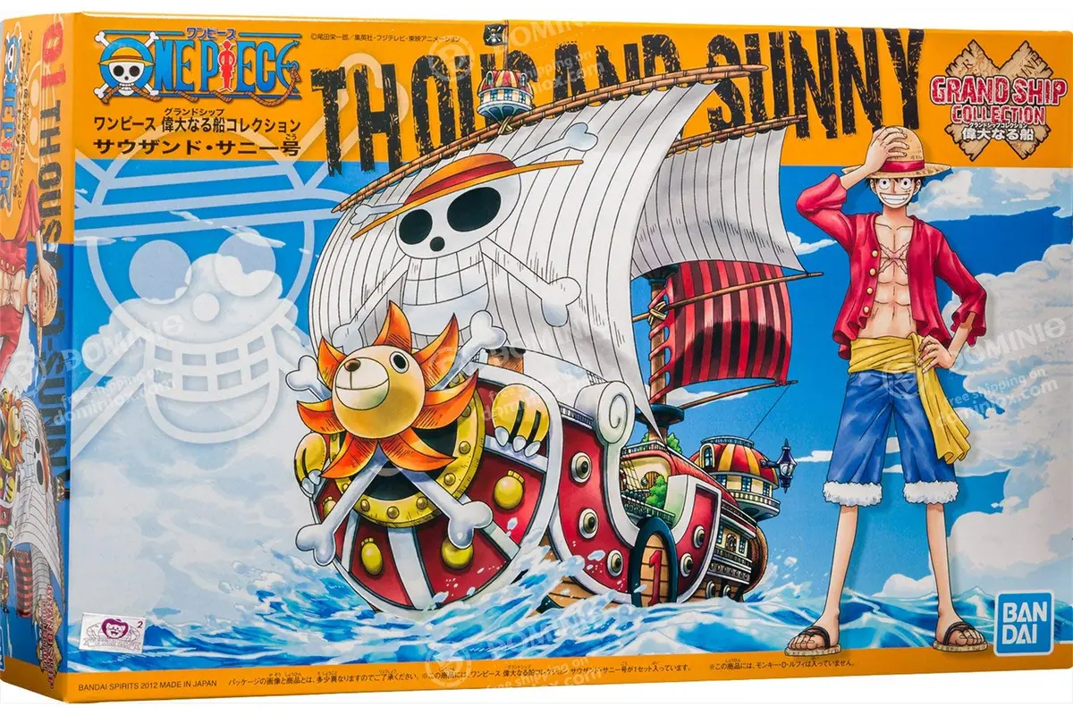BANDAI SPIRITS One Piece Grand Collection Thousand Sunny Model Kit 15cm (5.9in) | Snap-Fit Anime Model - view 2