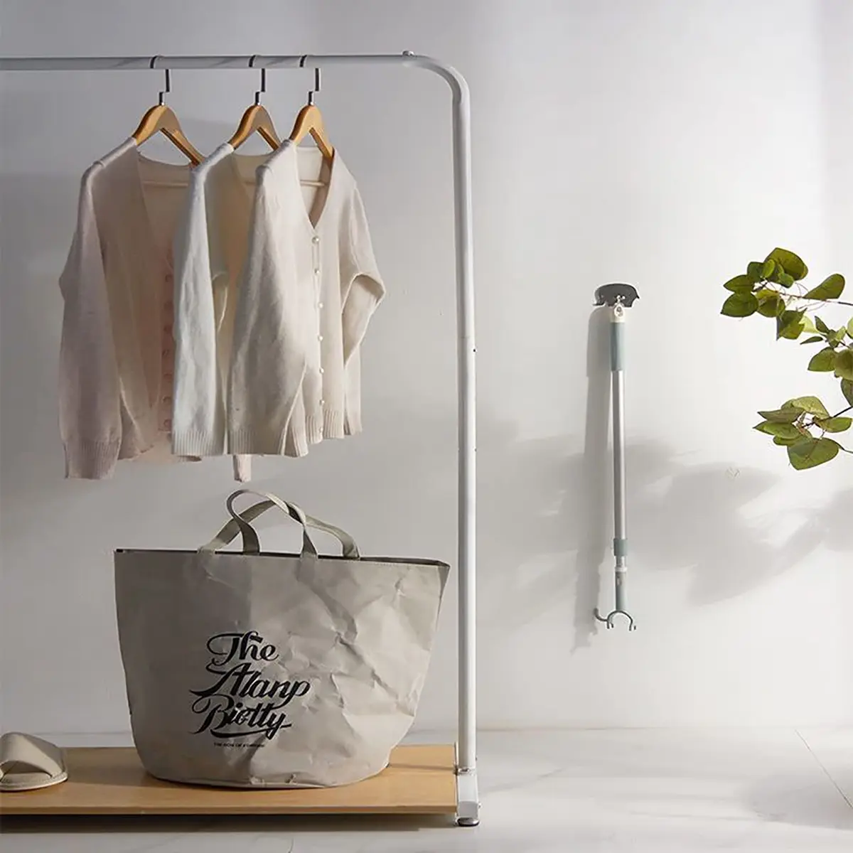 asunflower Extendable Clothes Hook Pole 116 cm (45.67") | Reach High Items with Utility Hook - view 4