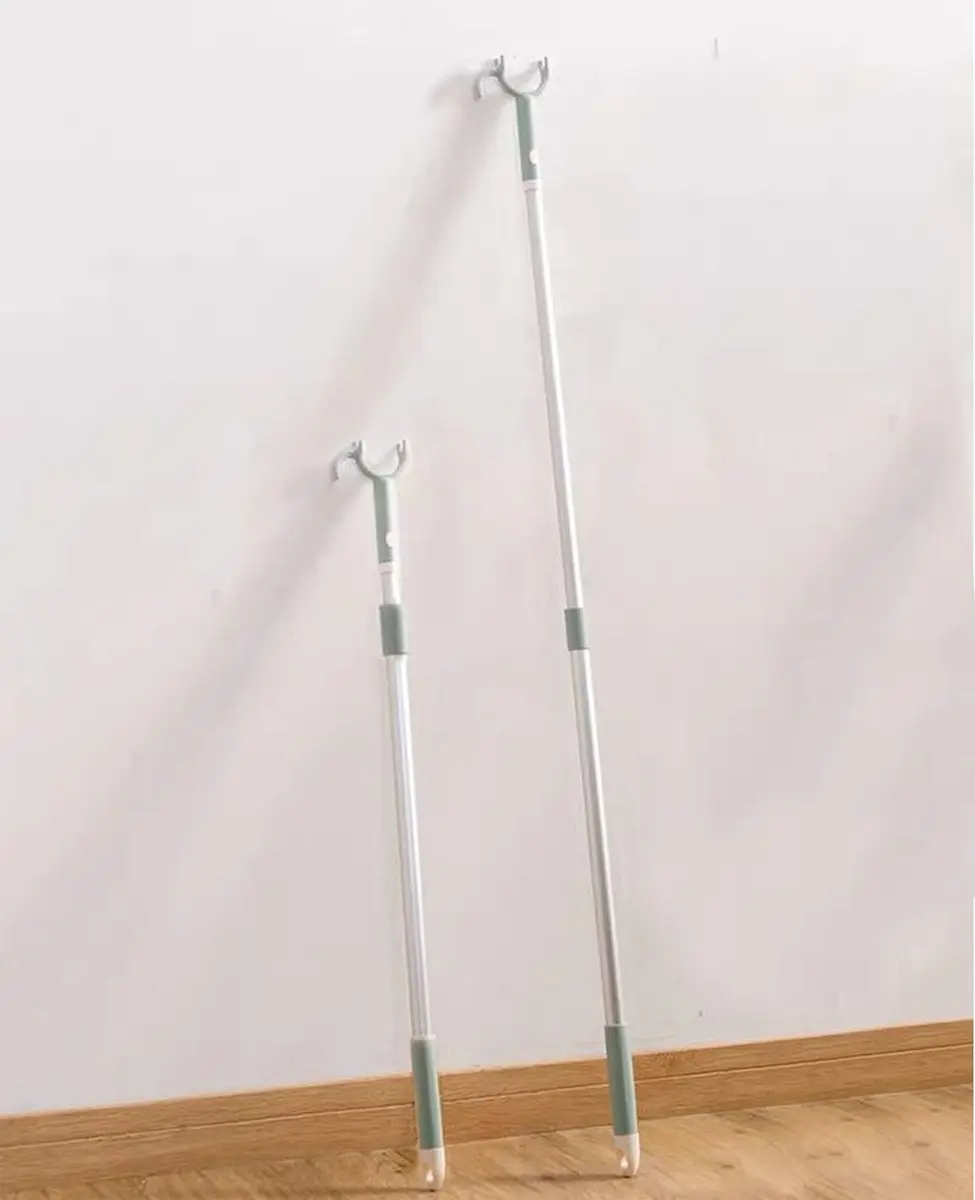 asunflower Extendable Clothes Hook Pole 116 cm (45.67") | Reach High Items with Utility Hook - main product image