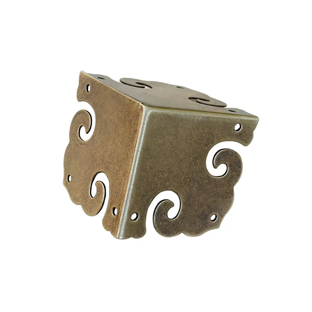 Tiazza Brass Corner Protectors 36x36mm | Antique Bronze, Full Encase, 4 Pieces - view 4