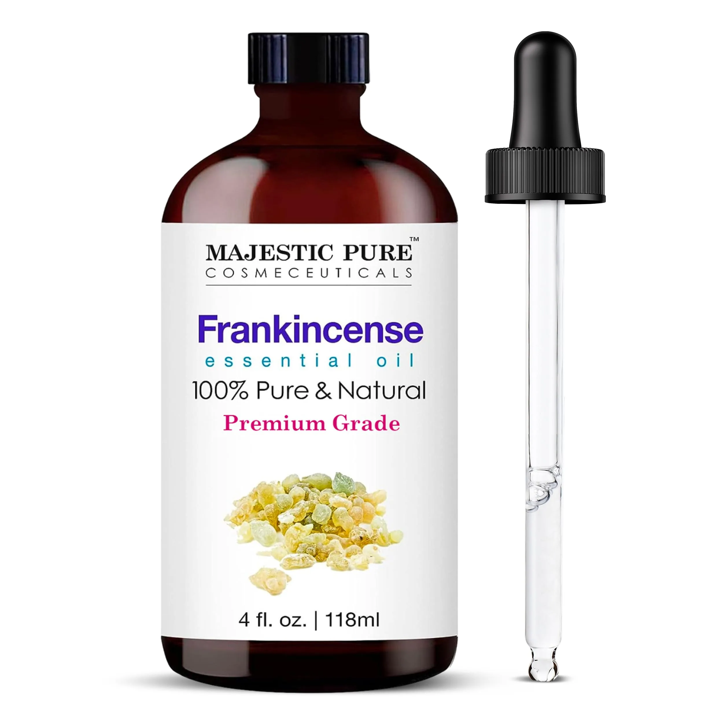 Majestic Pure Frankincense Essential Oil 4 Fl Oz | Pure & Natural Aromatherapy Oil - main product image